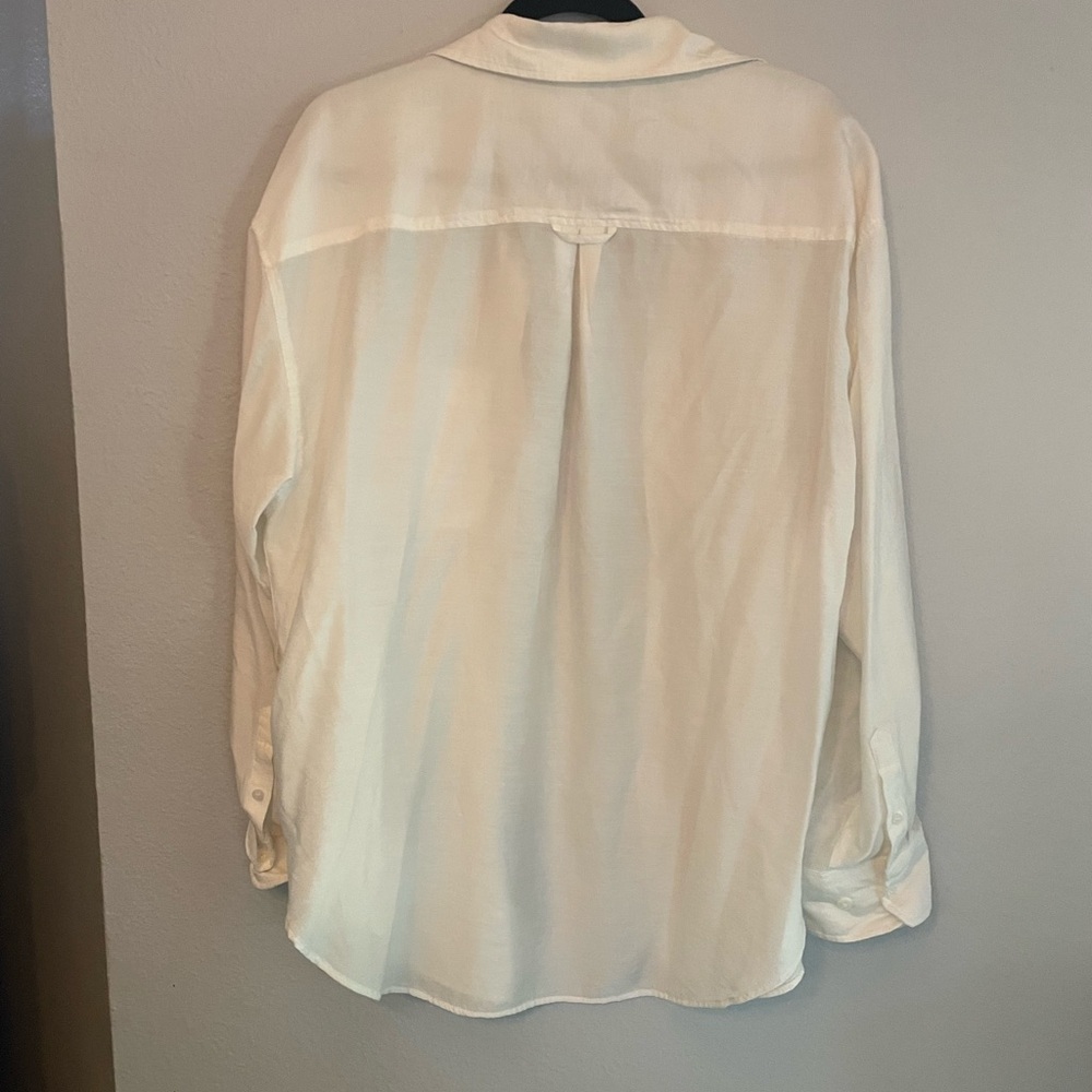 H&M Sheer White Blouse - Picture 3 of 6